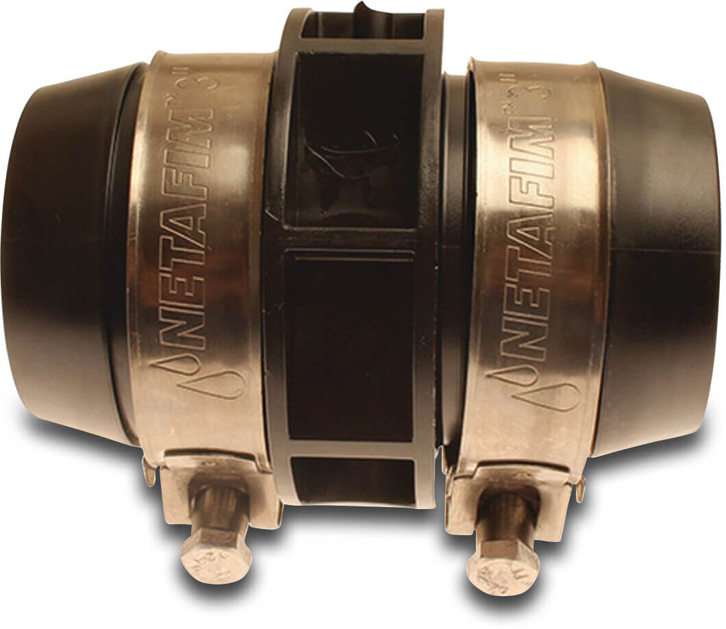 Netafim Flat hose connector kit 76 mm Schelle Typ FlexNet