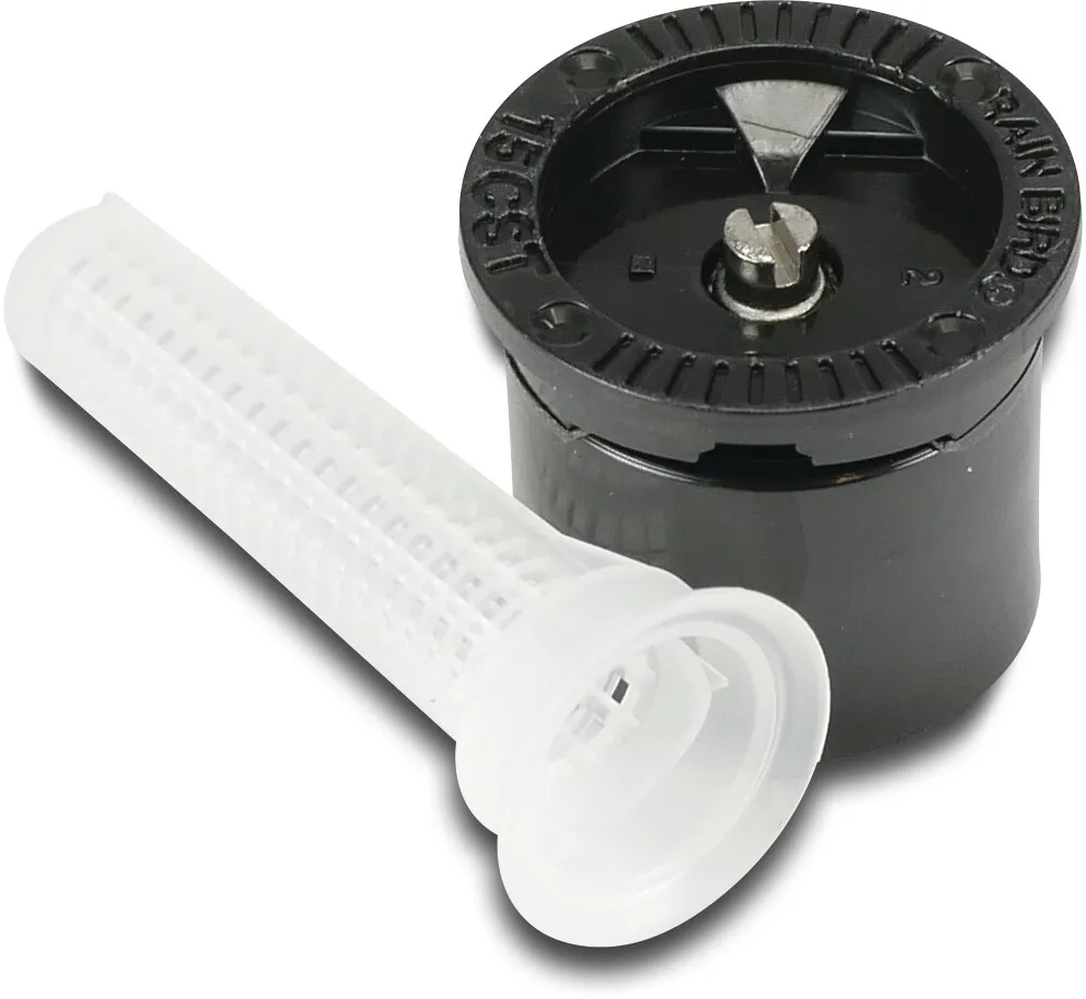 Rain Bird Dysehoved plastik 5/8" UNC indvendig gevind 2,1bar grå type 15RCS