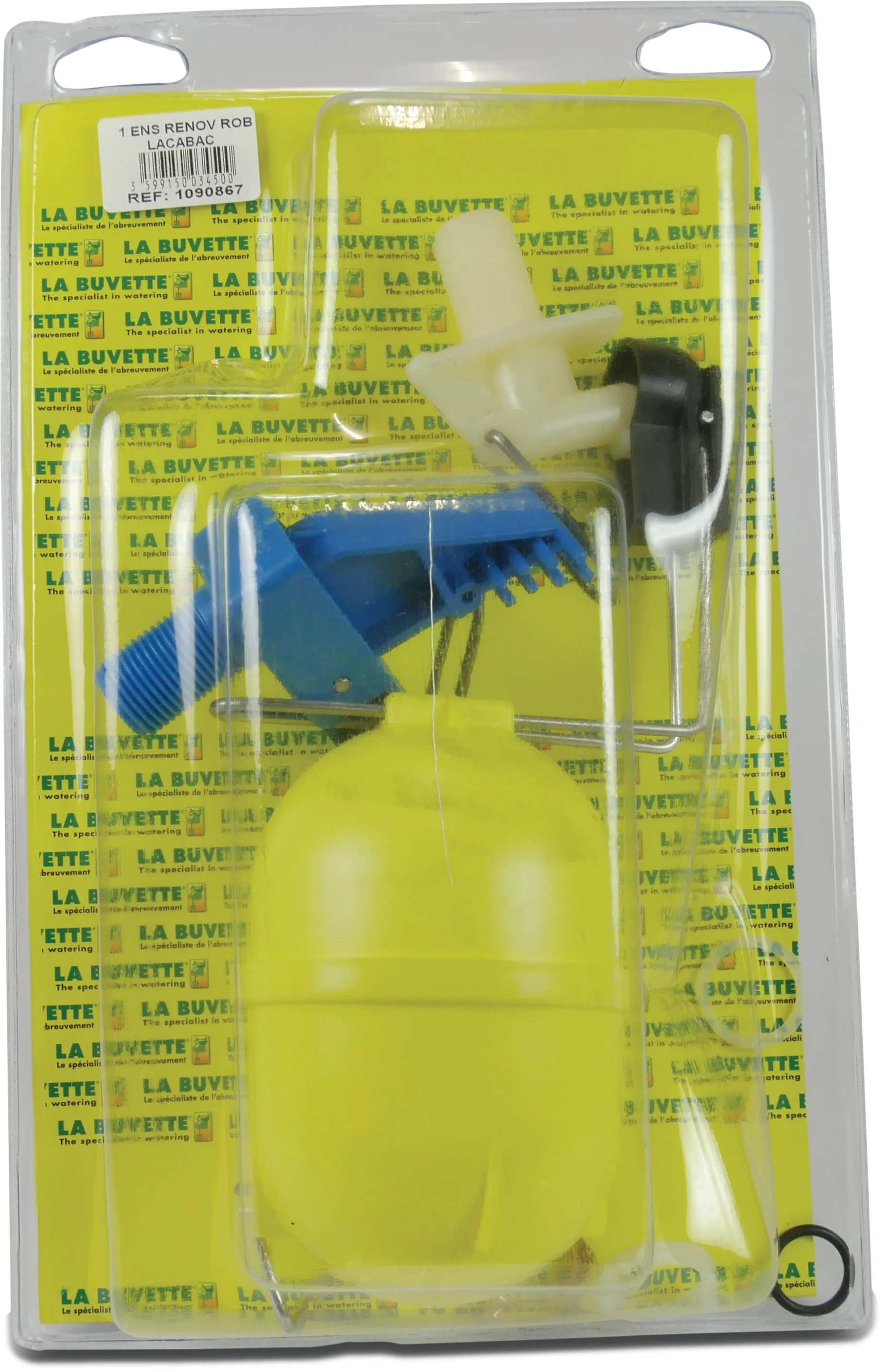 La Buvette Ventilreparaturset Lacabac Blisterpackung