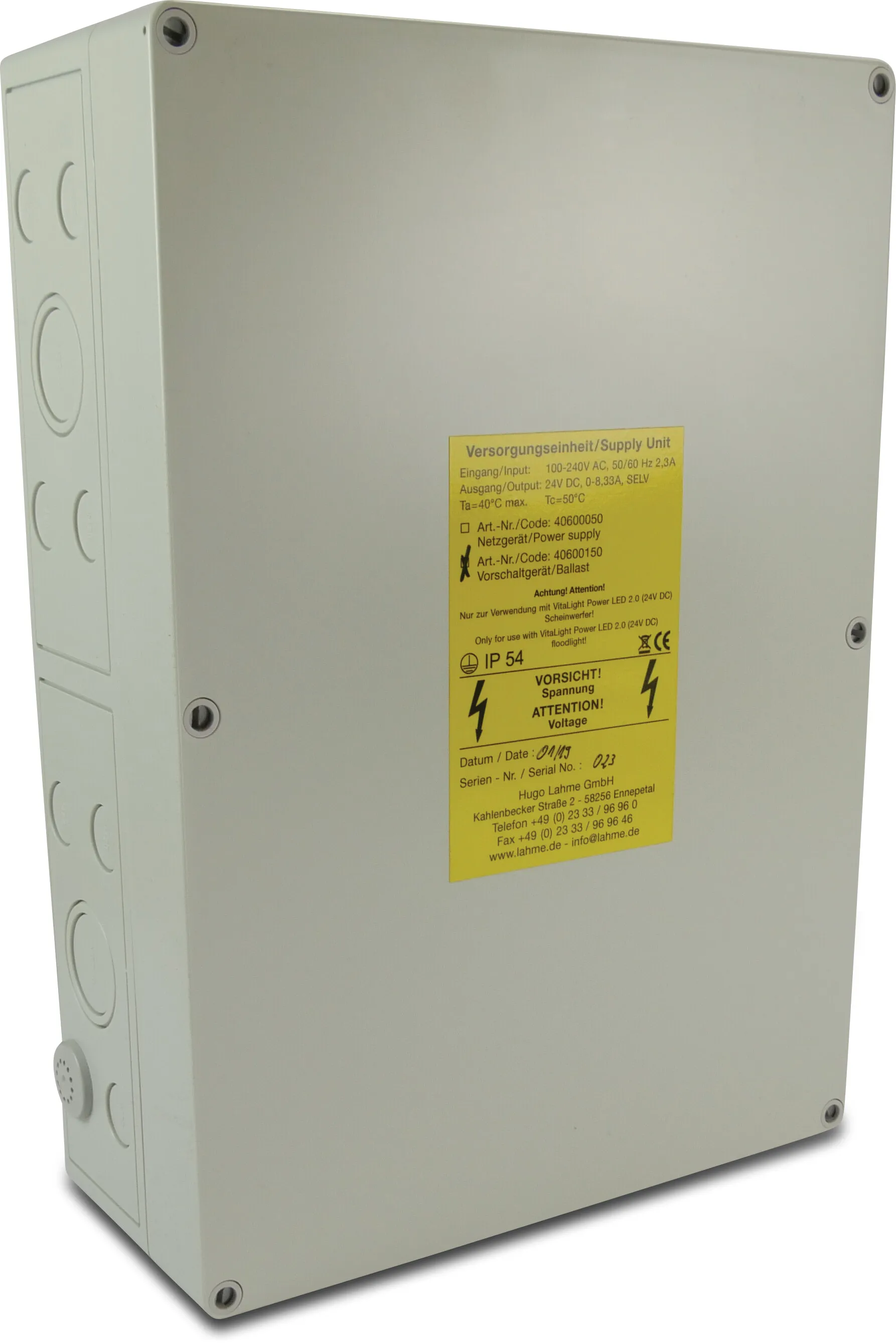 Transformator 24VAC Weiß Typ RGB 200W