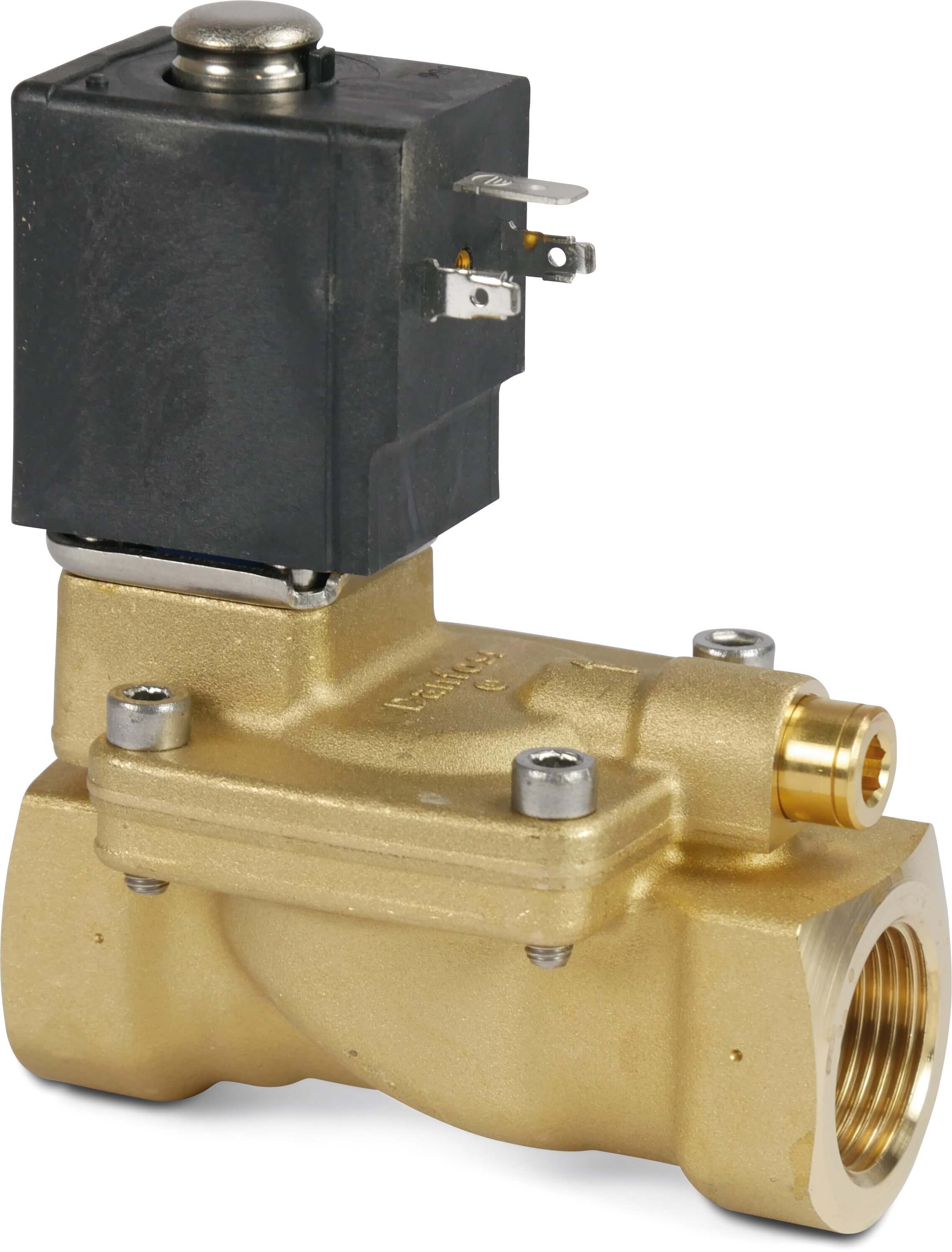 Danfoss Solenoid valve brass 3/4" female thread 16bar 230VAC WRAS type EV220B