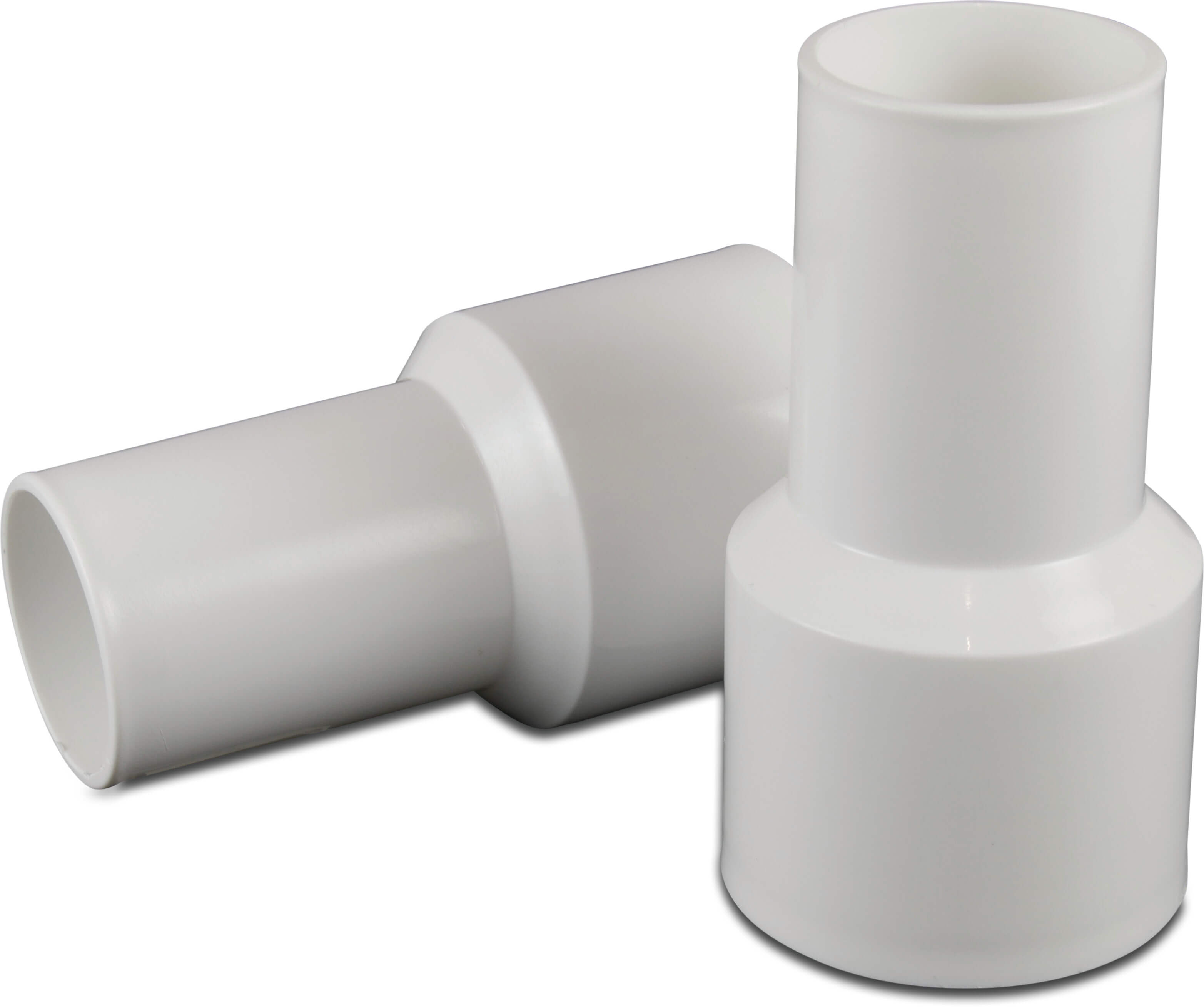 Profec Swivel cuff set PVC-U 1 1/2" white