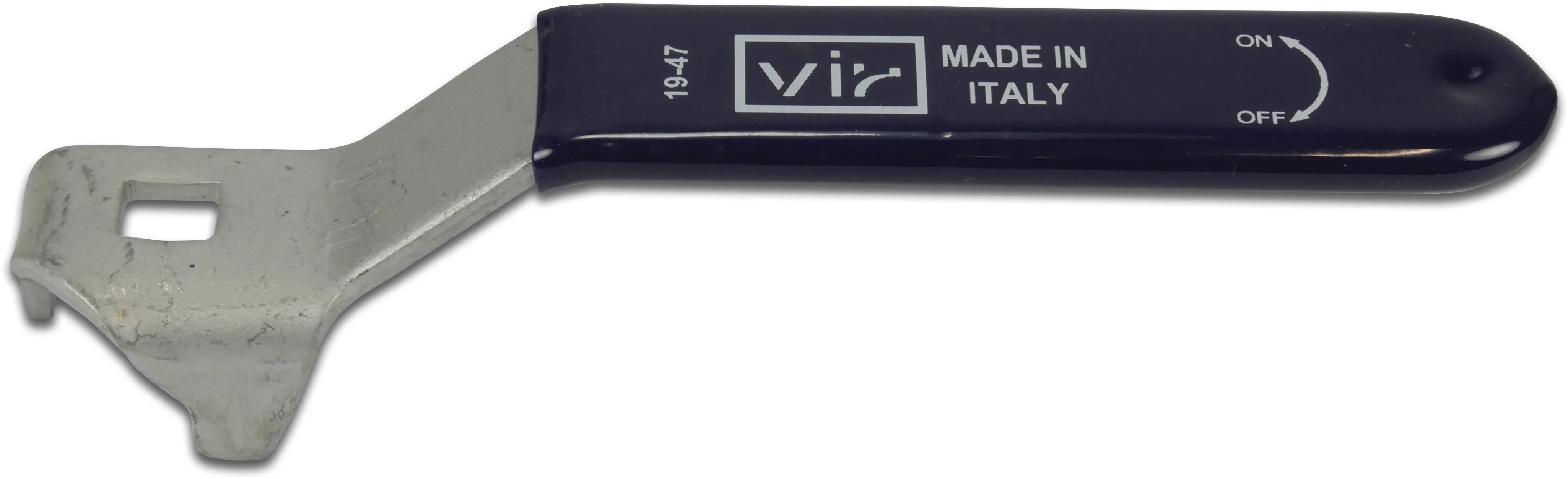 VIR Hebelgarnitur Stahl 4"