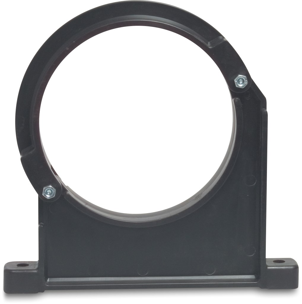 VDL Pipe clamp PP 90 mm black type F
