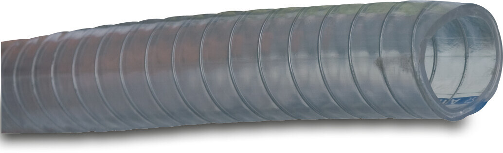 Merlett Sug- och tryckslang PVC 12 mm 7bar 0.85bar blank transparent 60m type Armorvin HNA