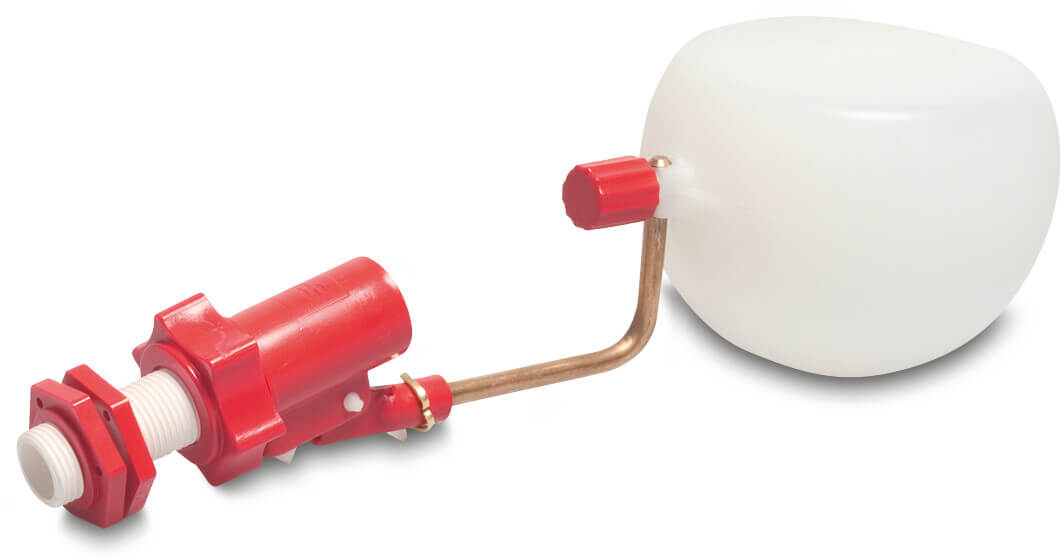 Float valve with ball plastic 1/2" male thread 3bar
