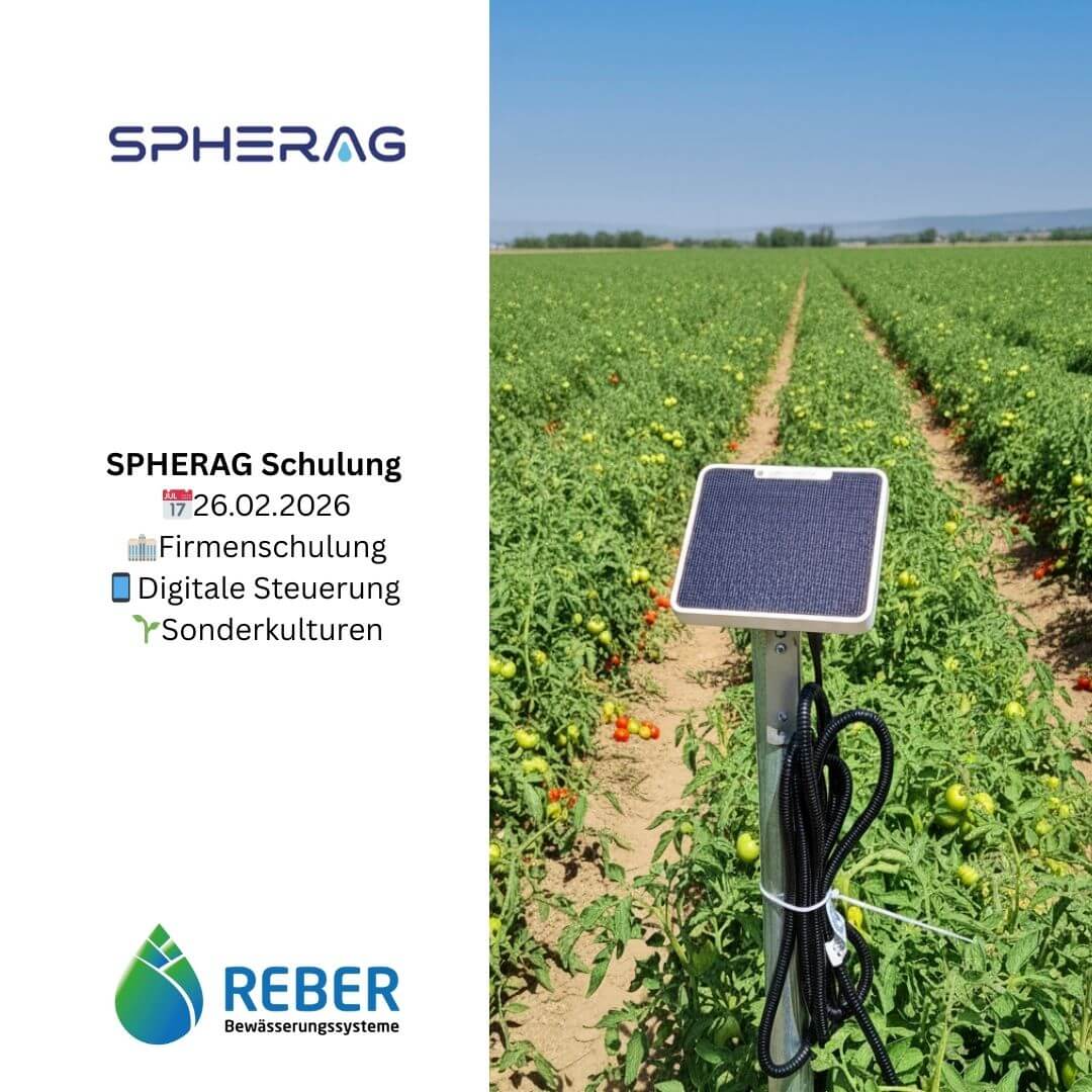 Intelligente Bewässerung mit SPHERAG – Jetzt Schulung sichern