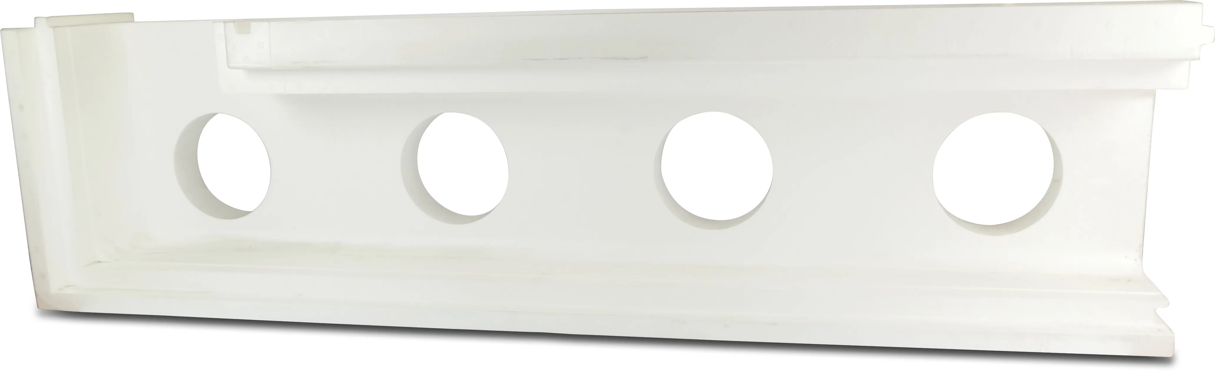 Basenowy bloczek przelewowy EPS40/EPS80 biały 1,02m type narożny 270 mm