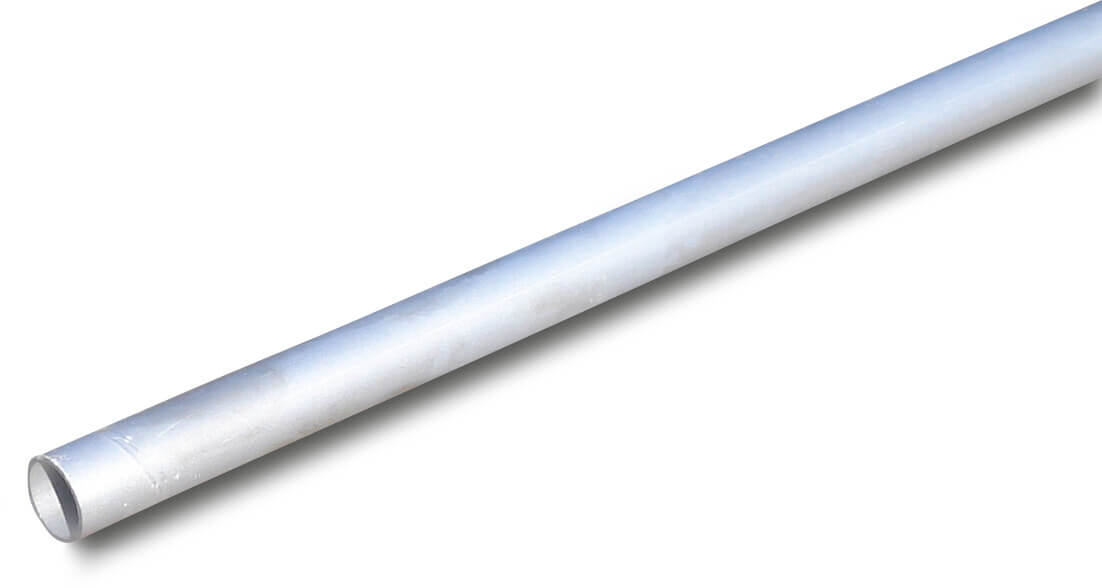 Pressure pipe aluminium anodized 22 mm plain 6m