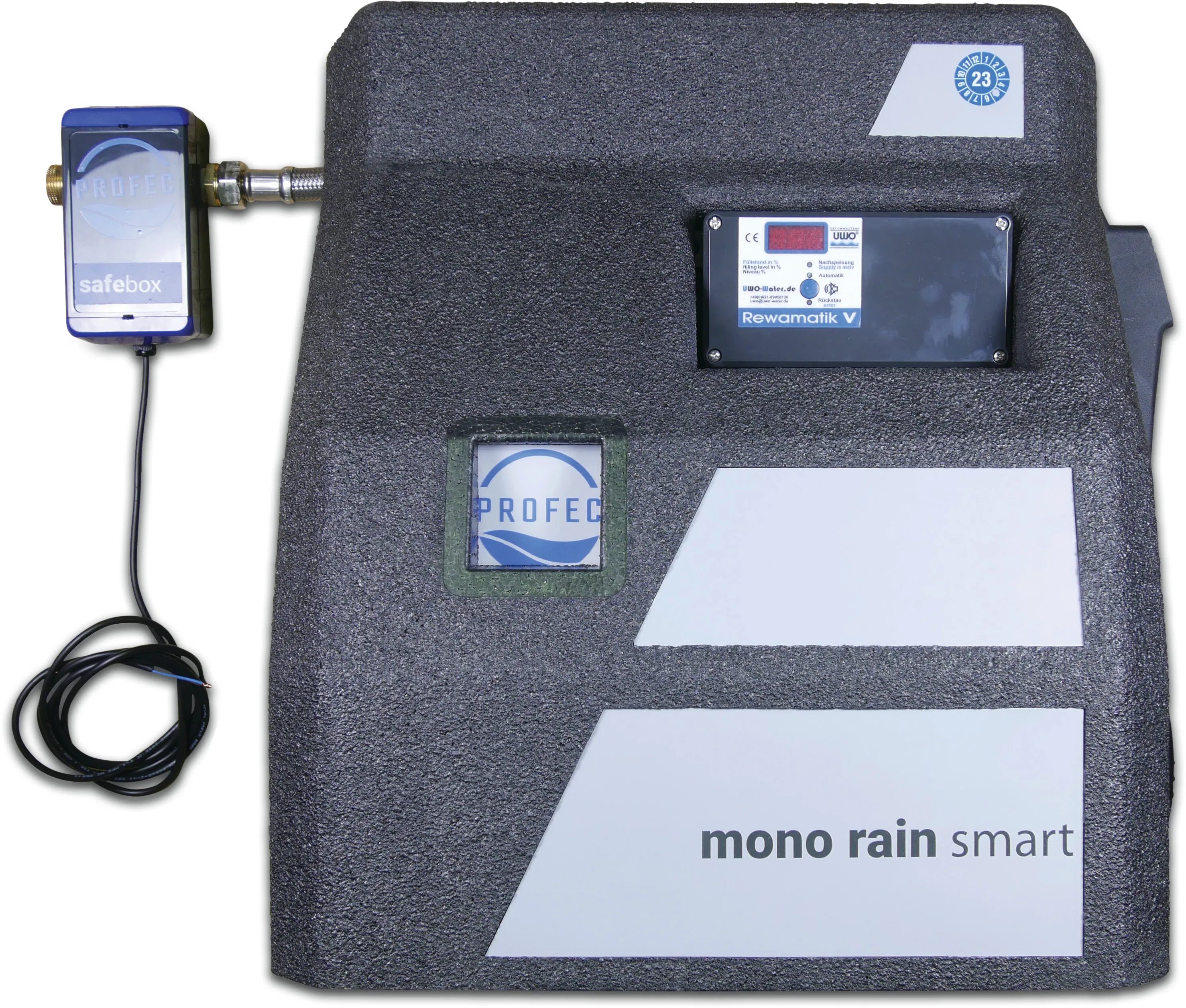 Profec Rainwater supply manager 4bar DVGW type Mono rain smart with self priming pump including smart control