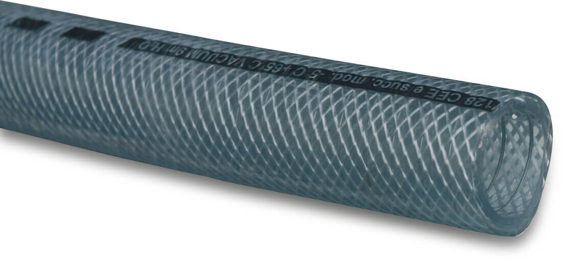 Merlett Suction and pressure hose PVC 25 mm x 35,5 mm 12bar 0.9bar transparent 60m type Vacupress Cristal