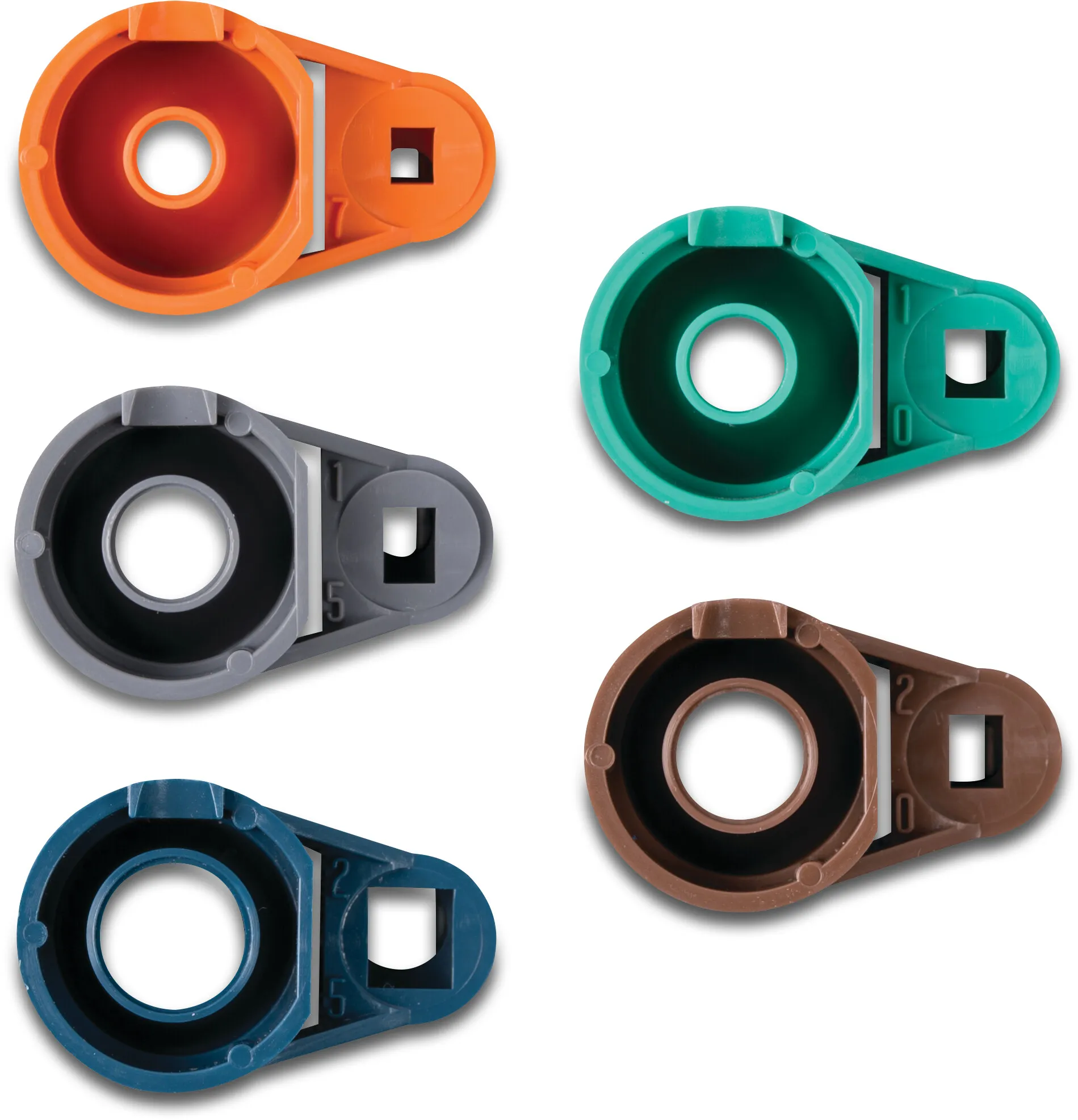 Hunter 5-pcs Nozzle set type I-25-460010 #7,#10,#15,#20,#25