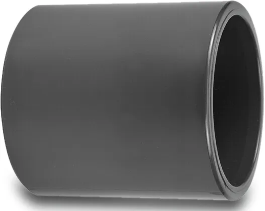 VDL Socket PVC-U 10 mm glue socket 16bar grey KIWA