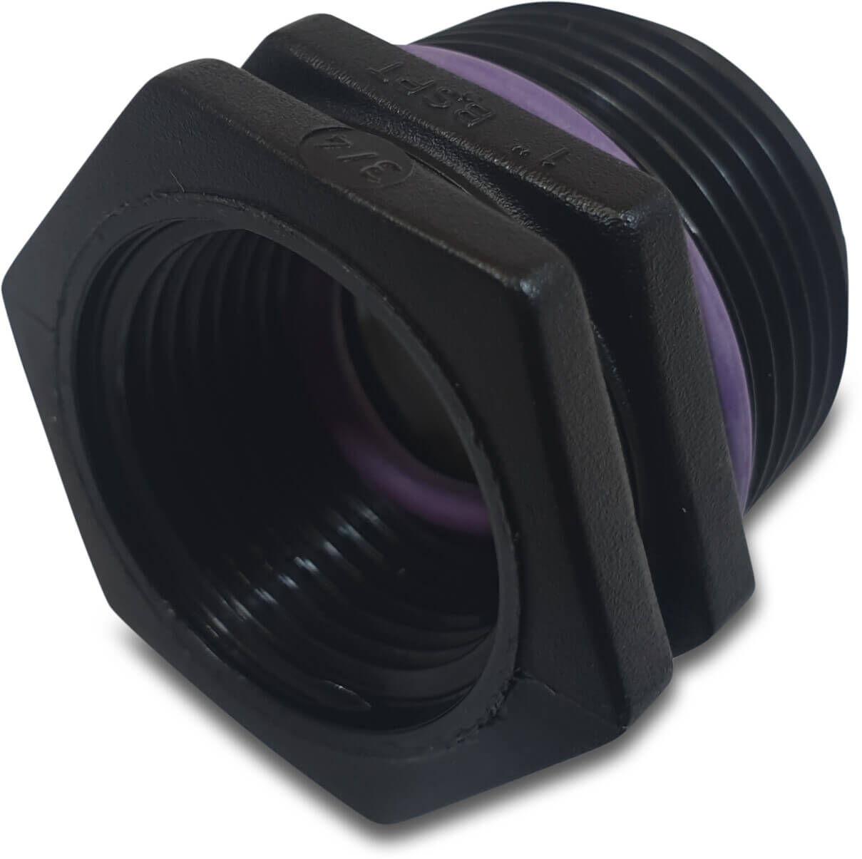 Tavlit Verloopring PP 2" x 1" buitendraad x binnendraad 10bar type Self Seal