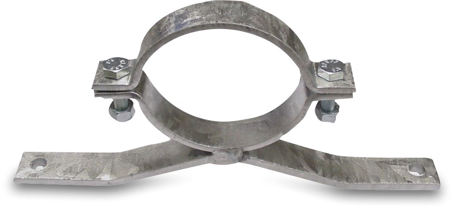 Pipe clamp steel galvanised 100-108 mm