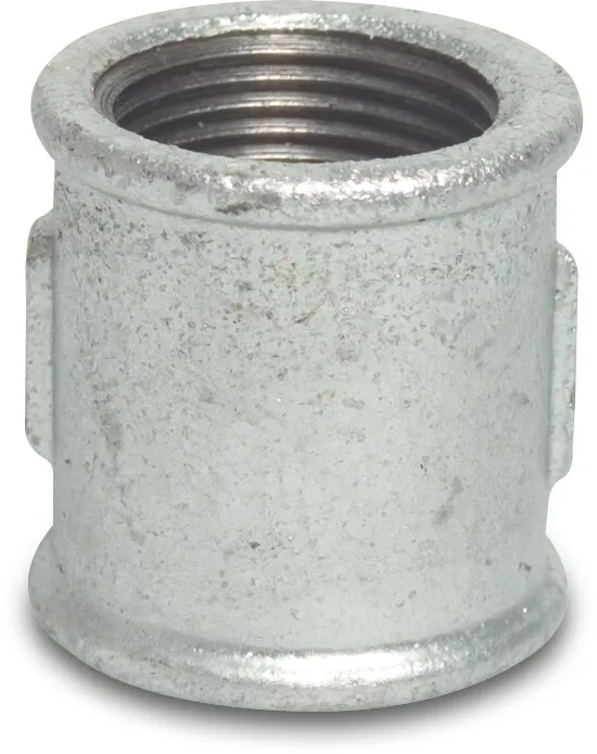 Profec Nr. 270 Socket cast iron galvanised 1/2" female thread 25bar DVGW
