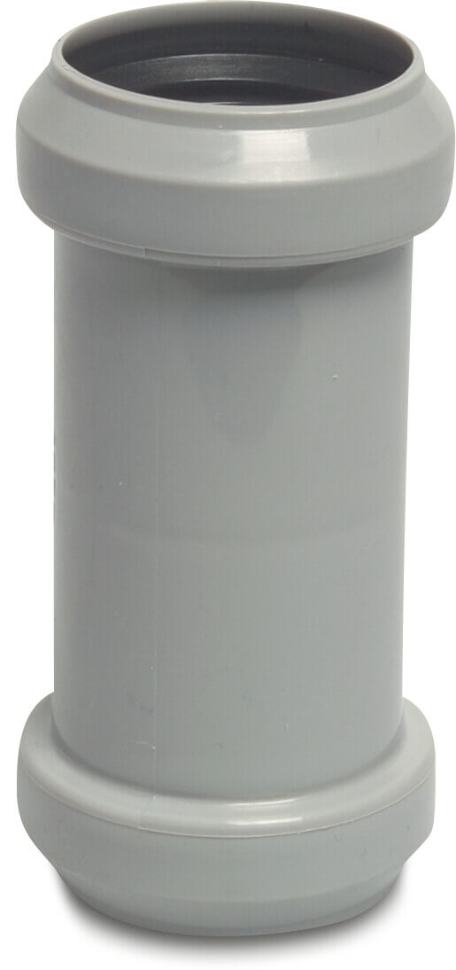Drainage socket PP 40 mm ring seal grey