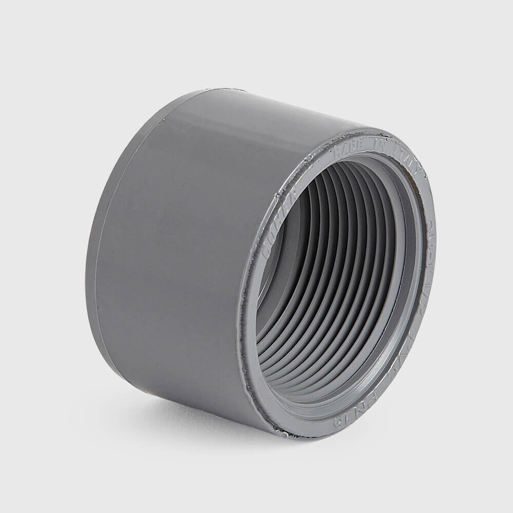 Inlijmring ABS 1/2" x 1/4" imperial lijmspie x binnendraad