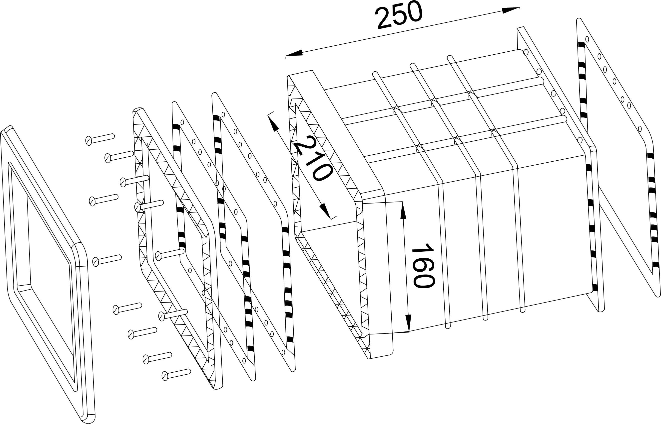 Ocean Verlengstuk ABS 250 mm wit type Standard