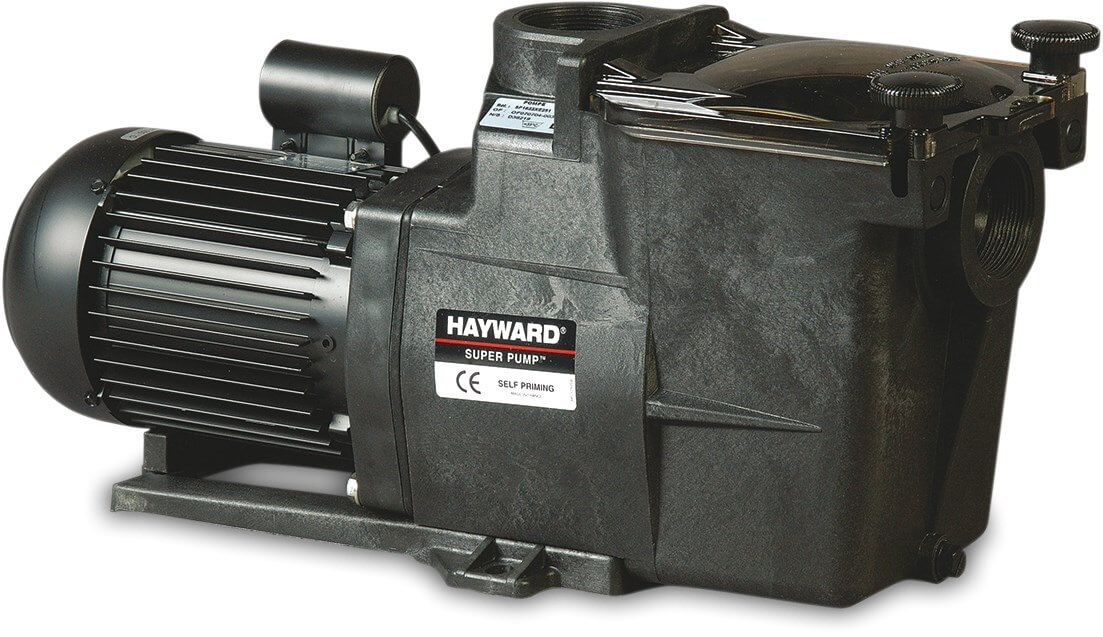 Hayward Poolpumpe 2" indvendig gevind 230VAC type Super Pump 0.75HK