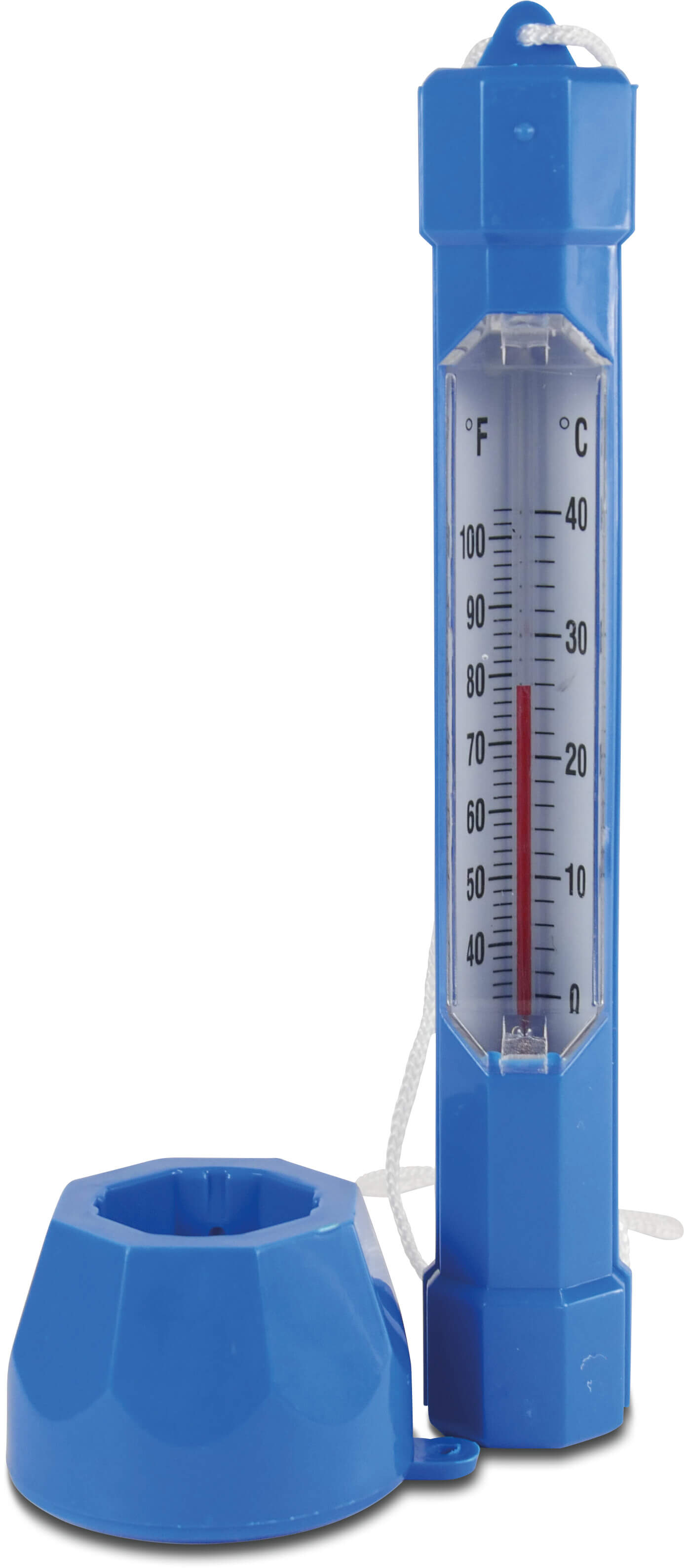 Flotide Floating thermometer blue/white Straight