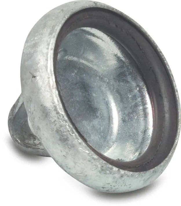 Quick coupler cap steel galvanised 133 mm female part Bauer type Bauer S8