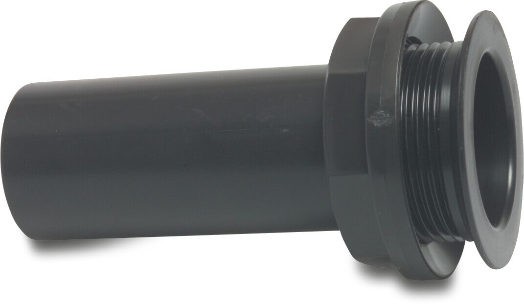 VDL Tank connector PP 32 mm spigot black