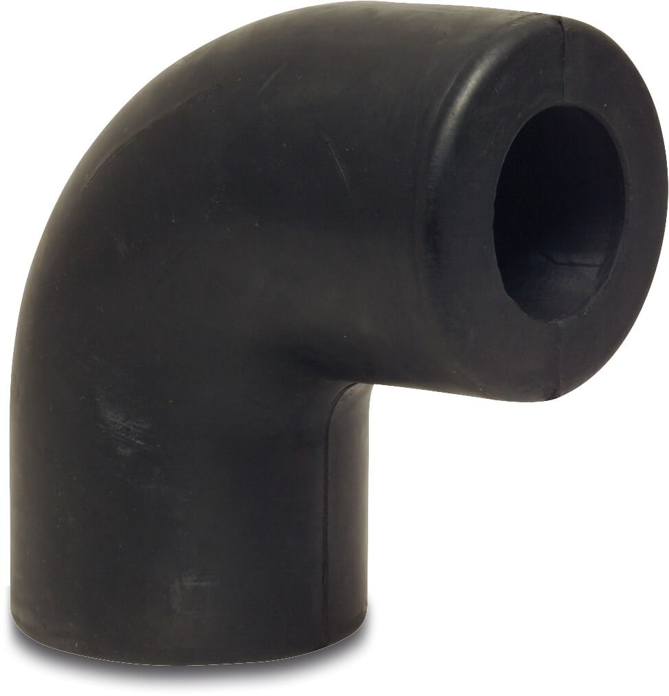 Elbow 90° rubber 50 mm x 40 mm socket