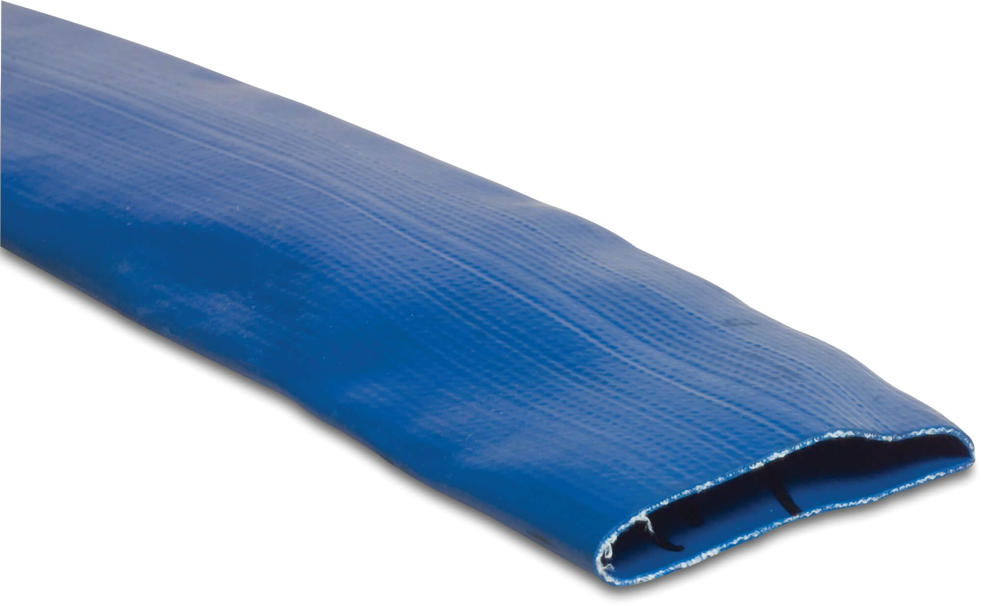 Hydro-S Plat oprolbare slang PVC 19 mm 3bar blauw 100m type Light
