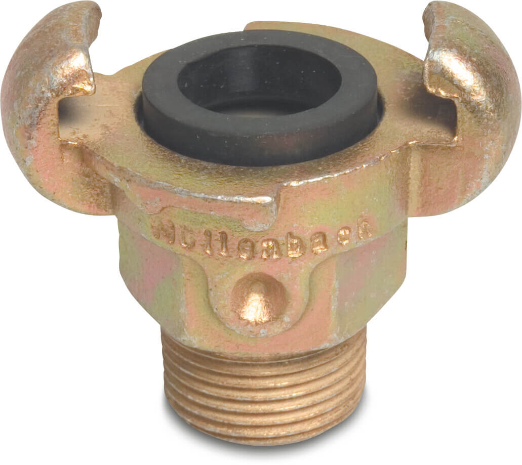 Quick coupler steel galvanised 3/4" male thread CD 42 10bar