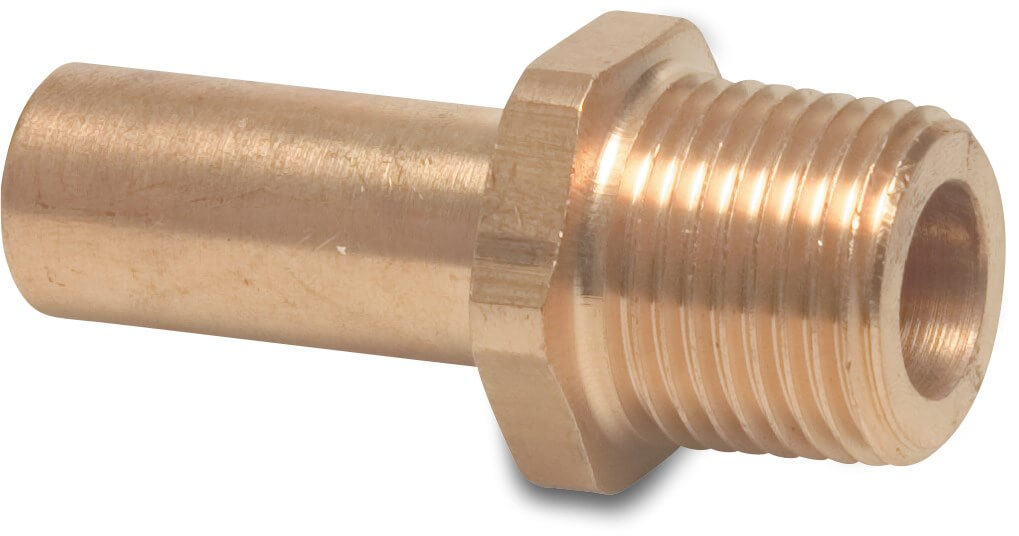Speedfit Adaptor bush brass 15 mm x 1/2" spigot x male thread 10bar DVGW/KIWA/WRAS