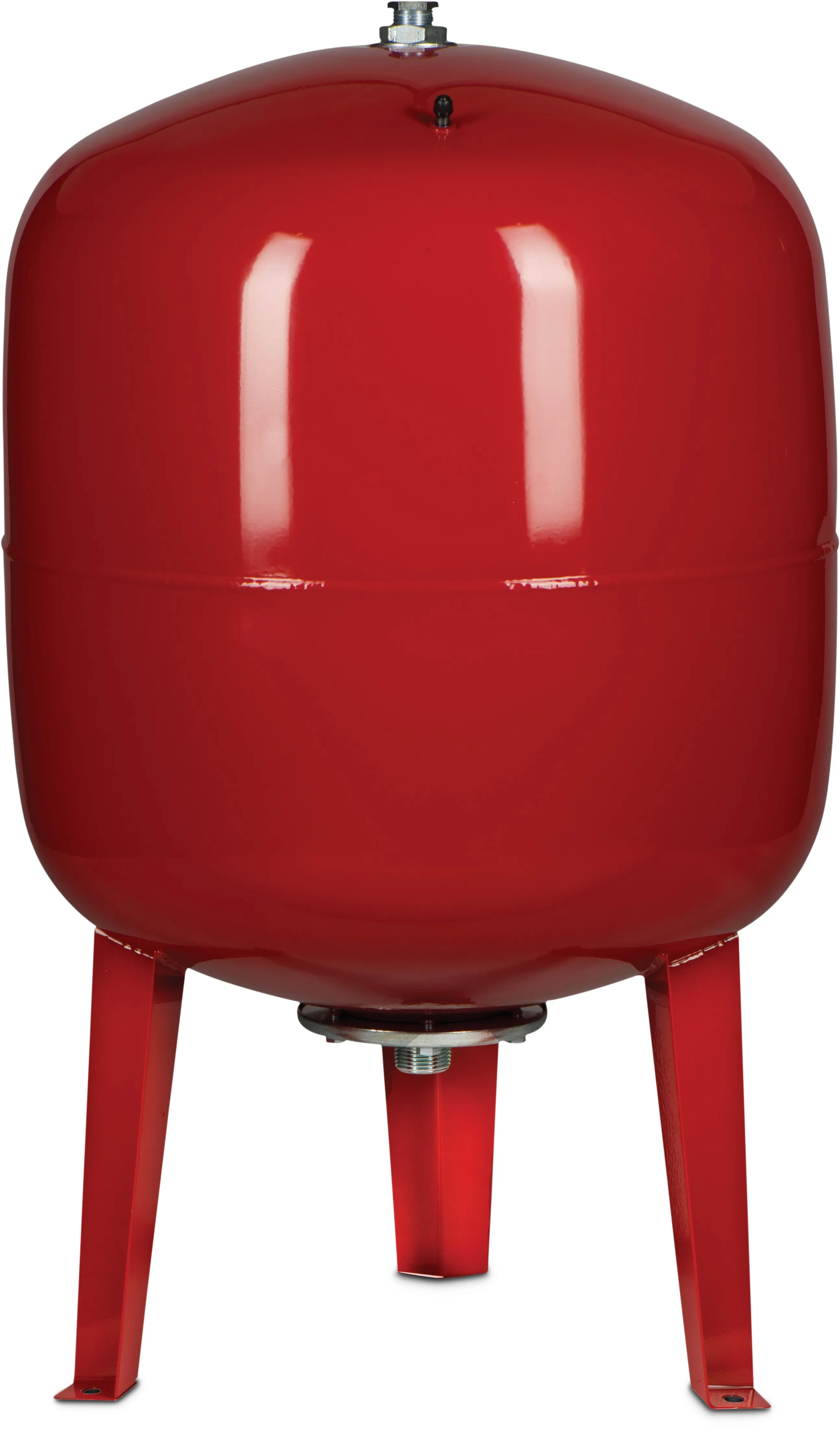 Profec Druckkessel Stahl Pulverbeschichtung 1" Außengewinde 10bar Rot 50ltr type vertikal