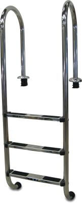 Flotide Tiefenbeckenleiter Edelstahl 316 Typ schlankes Modell