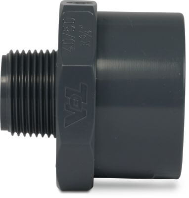 VDL Übergangsadapter PVC-U 16 bar Grau