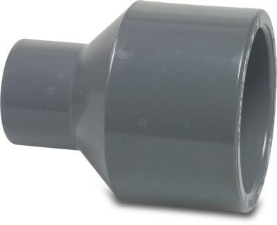 Profec Reduziermuffe PVC-U Klebestutzen/Klebemuffe x Klebemuffe Grau
