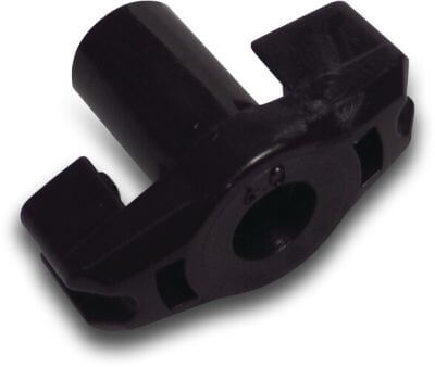 NaanDan Buse à tête en plastique 4,5mm noire type 5035