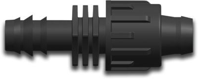 Adaptateur PP 6 bar cannelé x tape noir