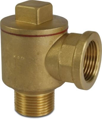 Clapet anti-retour laiton 10 bar filetage femelle x filetage mâle type 427