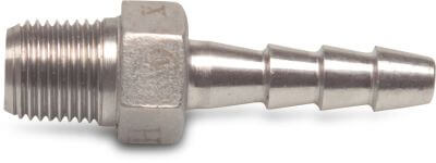 Profec Embout de tuyau acier inoxydable 316 50 bar filetage mâle x embout