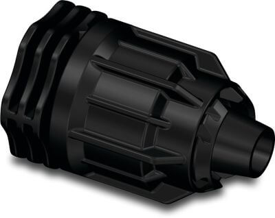 Kappe PP 4 bar quick joint Schwarz