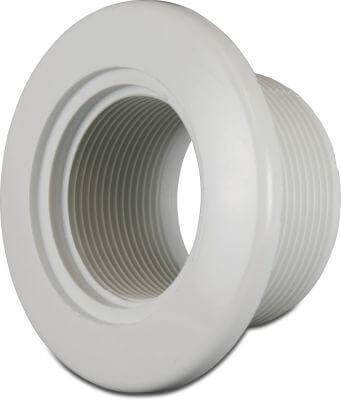 Profec Pool outlet bush adaptor male thread x female thread white