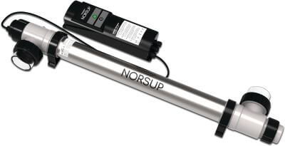 Norsup UV-C disinfection unit 2 bar male thread x female thread type Supernova Timer