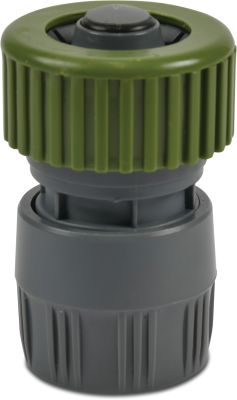 Flotide Aansluiting PVC-U knel x vrouwelijk klik grijs/groen