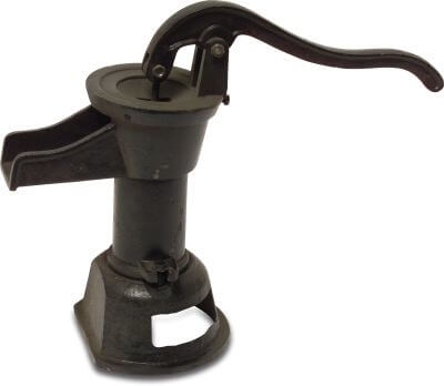 Handpump gjutjärn invändig gänga svart type kanna
