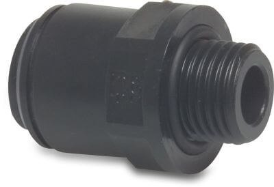 Speedfit Übergangsnippel POM 10 bar Einsteck x Außengewinde Schwarz Typ Super