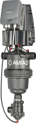 Amiad Automatisk filter nylon 8 bar udvendig gevind sort