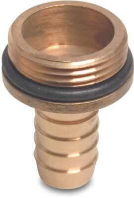 Profec Schlauchtülle mit O-Ring Messing 30 bar Außengewinde x Schlauchtülle