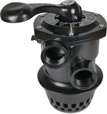 Flotide Multiport ventil 4 bar svart