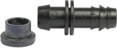 Aftakking POM 4 bar insteek x barbed zwart