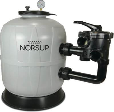 Norsup Zandfilter PP 3,75 bar binnendraad grijs